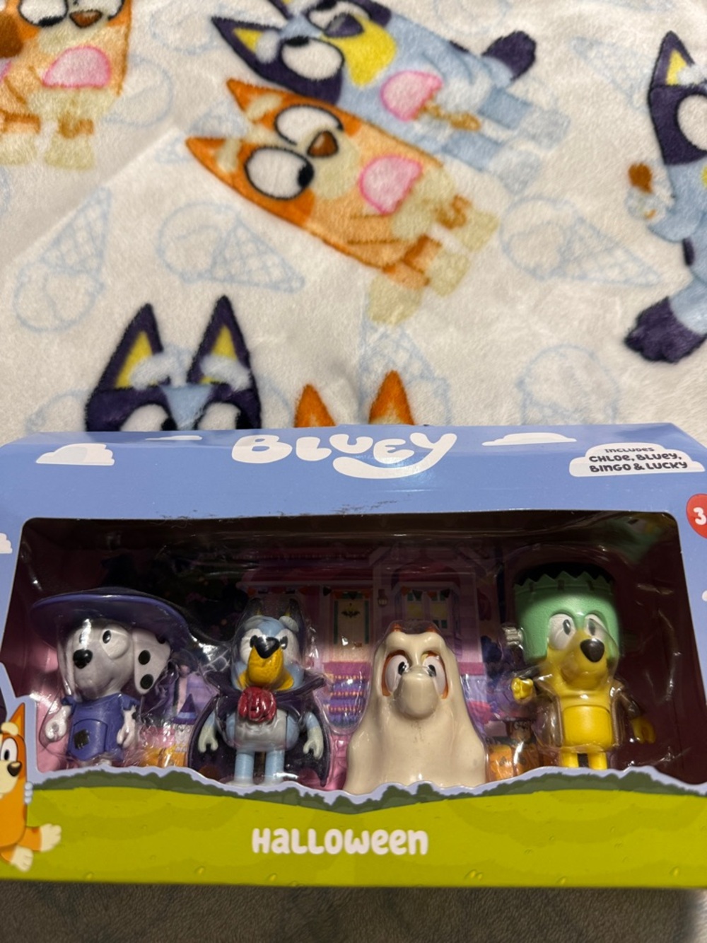 Bluey Halloween Figure Pack - Multicolor Collectible Playset